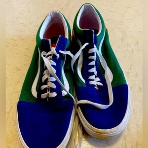 Multicolor Vans size 12
